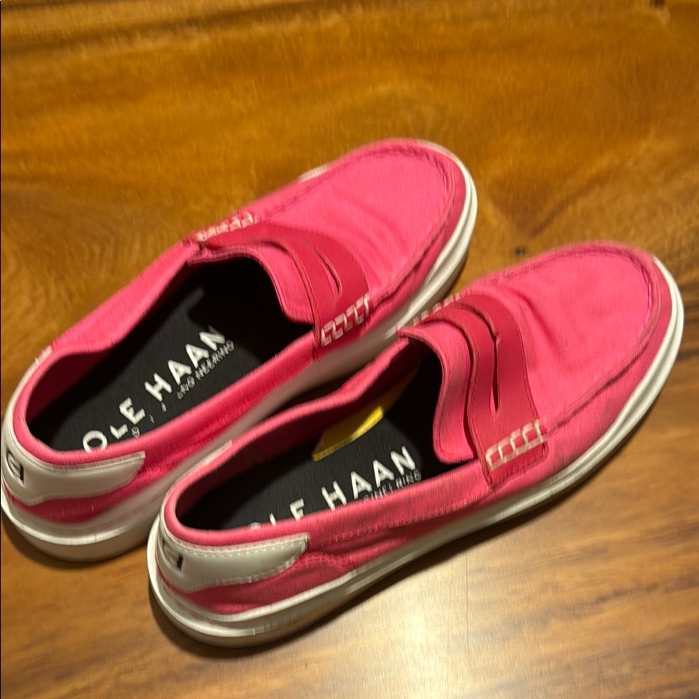 Cole Haan Pink Slip-On Shoes